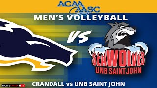 ACAA Mens Volleyball 🏐 UNBSJ  Crandall Nov 17 2024 [upl. by Meirrak]