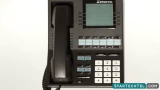 How To Place A Conference Call On The Intertel Axxess 5504500 Phone [upl. by Dnaltiak611]