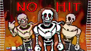 No Hit Undertale PAPYRUS HAS GONE TOO FAR [upl. by Witkin]