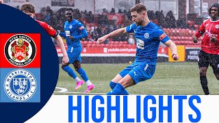 Hyde United vs Warrington Rylands  Full Match Highlights [upl. by Leelaj]