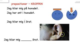 Sfi B Kan du Prepositioner kroppen [upl. by Boutis]