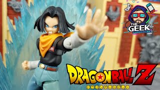 Android 17 SH Figuarts Dragon Ball Z Tamashii Nation Exclusive Review en Español [upl. by Soinski]