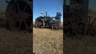 Rumely Oil Pull Model W Plowing at Reynolds tractor vintage antique plowing farming pioneer [upl. by Trev]