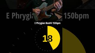 Fast Phrygian Exercise  The 30 seconds workout ep01 guitar guitarlesson guitartechnique [upl. by Emrich]