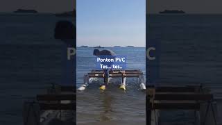 Ponton PVC uji stabilitas fishing boat perahu [upl. by Lyontine917]