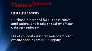 FIREBASE POWER POINT PRESENTATION 20182019PPT [upl. by Haik60]