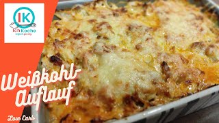 Low Carb Keto WeißkohlHackfleischAuflauf nach Omas Rezept I einfachgesundschnell I ENG Sub 35 [upl. by Soilissav]