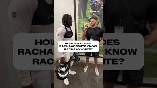 Rachaad White just unlocked a childhood memory 🔓😂 buccaneers nfl trivia interview football [upl. by Eilata129]