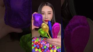 Chocolate asmr eating chocolate eating challenge shorts asmr chocolate [upl. by Nomelihp]