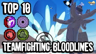 Top 10 BEST Bloodlines For Teamfights in Shindo Life  Shindo Life Bloodline Tier List [upl. by Peadar517]