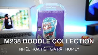 Gear Chuột không dây Logitech M238 Doodle Collection  Nhiều màu sắc giá hợp lý  Tony Phùng [upl. by Wolenik]