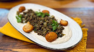 Houmous Niébé à la Viande Hachée et Acaras [upl. by Ynnej]