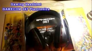 Headset Gaming Gamecom Plantronics 367  Unboxing Nuevos CascosMicro [upl. by Brottman]