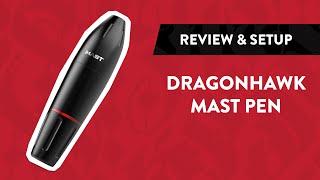 Dragonhawk Mast Pen Tattoo Machine  Review amp Setup [upl. by Alesiram]