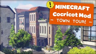 Minecraft Cocricot Mod  Seaside Town Tour [upl. by Geiger]