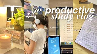 72HOUR productive study vlog  lots of notetaking advance studying and readings 😵‍💫 [upl. by Walczak642]