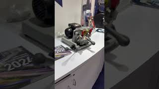 Key cutting Silco Semashow 2024 autorepairshop prestigecars automobile [upl. by Katie]