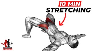 10 MIN STRETCHING EXERCISES AT HOME No Equipment [upl. by Imalda]