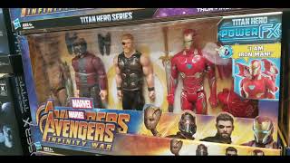 Costco AVENGERS 12 Inch Action Figures 4 pk 24 [upl. by Ynamrej738]