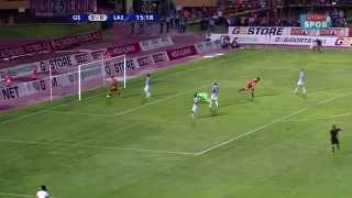 Johan Elmander  Galatasaray 1  0 Lazio 1GOL 04082012 [upl. by Ydde]