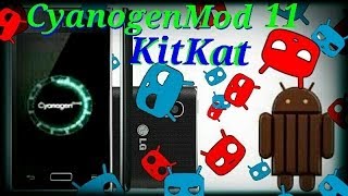 instalando CyanogenMod 11 KitKat 44 no Optimus L5 [upl. by Kehsihba]