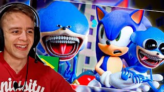 React O BEBÊ SONIC TAPES – Reagindo The Sonic Tapes Animação  Hornstromp BR [upl. by Eadmund]