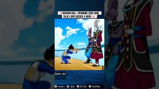 Dragon Ball Sparking Zero GIRL TALK Bulma Slaps Lord Beerus 😱 dragonballsparkingzero [upl. by Schreibe]