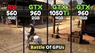 GTX 960 4GB vs GTX 1050 Ti vs GTX 960 2GB vs RX 560 4GB  Test In 9 Games at 1080p [upl. by Brighton]