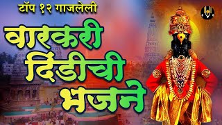 Top 12 Warkari Dindichi Bhajane  उभा कसा राहिला विटेवरी विठ्ठल भक्तिगीते  विठ्ठलाची गाणी vitthal [upl. by Devin]