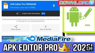 تحميل و شرح تطبيق apk editor pro للتعديل على التطببقات بالهاتف [upl. by Lentha882]