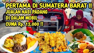 JUAL NASI PADANG PAKAI MOBIL CUMA Rp12000 PERTAMA DI SUMATERA BARAT [upl. by Ydur]