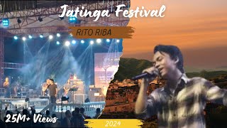 Rito Riba Live Performance At Jatinga Festival 2024  dimahasao assam [upl. by Nnyliak]