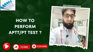 how to perform APTT test APTTActivated partial thromboplastin time [upl. by Notlim907]