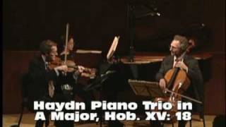 Haydn Piano Trio in A Major Hob XV 18 Completemp4 [upl. by Tertia]