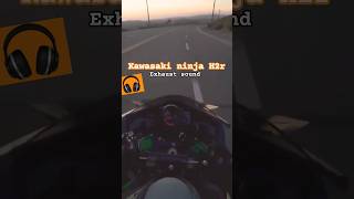 kawasaki ninja h2r pure exhaust sound arf arfvlog shorts [upl. by Aikcir]