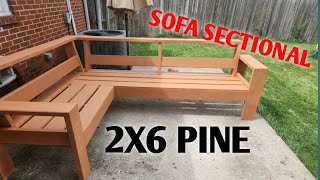 DIY Outdoor Sofa Sectional [upl. by Introc467]