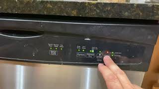 Kenmore Dishwasher  How to hard reset the dishwasher [upl. by Jephum212]