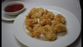 How to make deep fried sesame prawns [upl. by Ahsel]