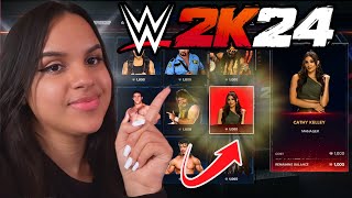 FULL BREAKDOWN OF THE ROSTER STORE SETTINGS AND CONTROLS IN WWE 2K24 [upl. by Acilejna]