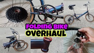 Overhaul FoldingBike  Dahon impulse No repaint [upl. by Nnanerak]