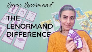 WHAT MAKES LENORMAND DIFFERENT  Lenormand vs Tarot lenormand tarot learnlenormand [upl. by Ellmyer]