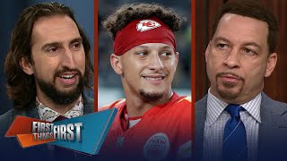 Patrick Mahomes reclaims top spot on Mahomes Mountain Nicks QB Tiers  NFL  FIRST THINGS FIRST [upl. by Davey]