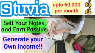 How to Sell Your Old Handwritten Notes in Stuvia  StepPublish your Notes  Generate Money Online [upl. by Nesline940]