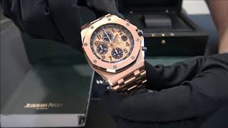 Audemars Piguet Royal Oak Offshore 42 Rose Gold 2017  WatchesGMT English [upl. by Akiraa]