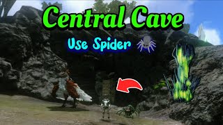 Central Cave Tutorial  Artifact of the Clever  Solo  Use Spider 🕷️  Ark Survival Evolved [upl. by Cornall806]