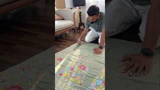 Lehenga Making Process  Light Green color Sequence Embroidery work Designer Lehenga choli lehenga [upl. by Solracnauj]