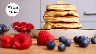 Fluffige PANCAKES  Pofuduk Pankek tarifi  Hülyaskitchen [upl. by Auof]