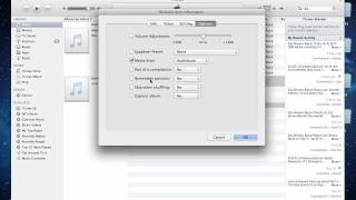 Tutorial How to Organize audio files files as Audiobooks in iTunes [upl. by Hinze434]