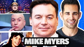 Mike Myers Becomes Dr Evil MidInterview [upl. by Ellerahc]