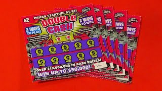 SOOD 1423 FIVE 2 DOUBLE CASH Florida Lottery Scratch Tickets [upl. by Hutchison]